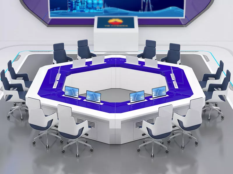 Console di monitoraggio di forma irregolare