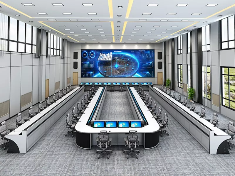 Console di monitoraggio a forma di U
